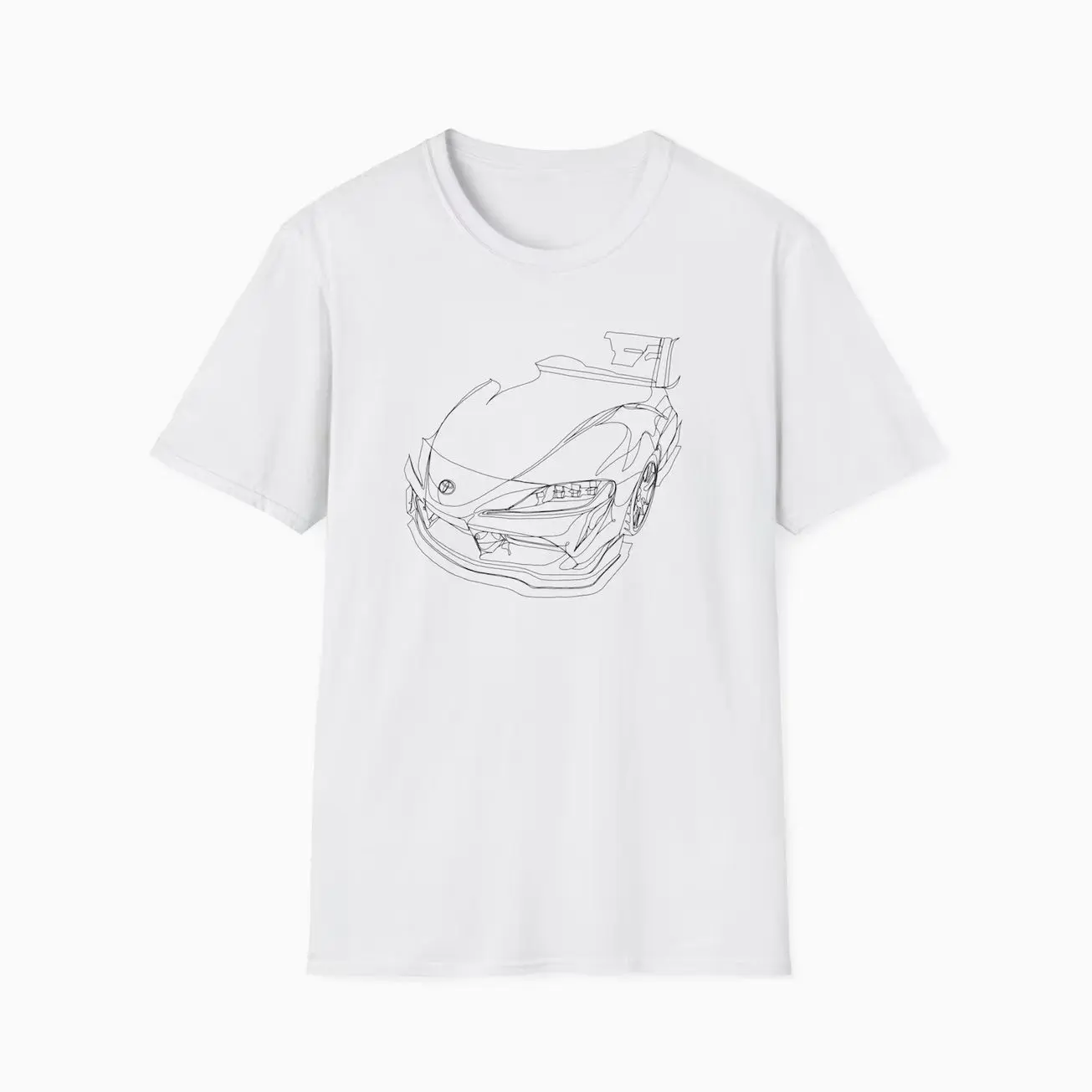 Supra MK5 Custom Auto art Graphic T-shirt Sweatshirt Hoodie 2-Sided, Car Enthusiast and Fans Gift