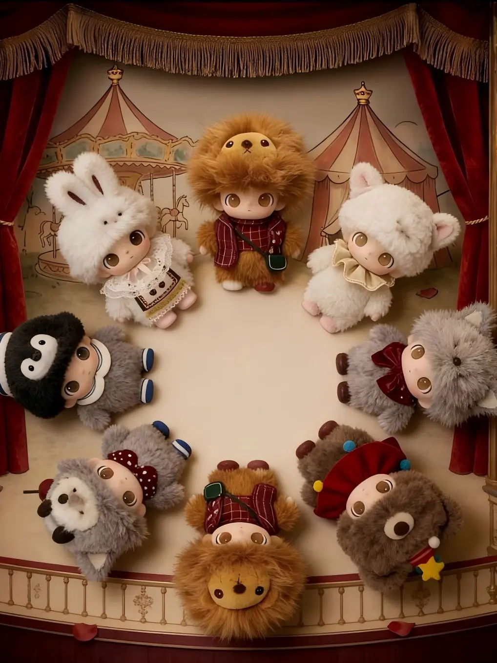 DI-MOO Secret Drama Club Series - Vinyl Plush Keychain Blind Box