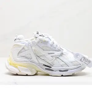 2026 genuine high-end luxury running shoes, 7.5 generation sports shoes, vintage distressed style, unisex trendy product