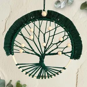 12” macrame tree of life wall decor Hangable