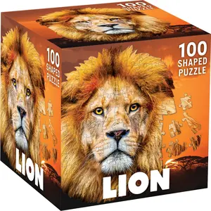 Lion 100 Piece Shaped Jigsaw Puzzle