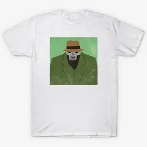 MF DOOM Graphic T-Shirt, Underground Hip Hop Rap Tee, Minimalist Villain Mask Shirt, Retro Boom Bap Streetwear, Vintage Rap Fan Unisex Graphic Tee QN0