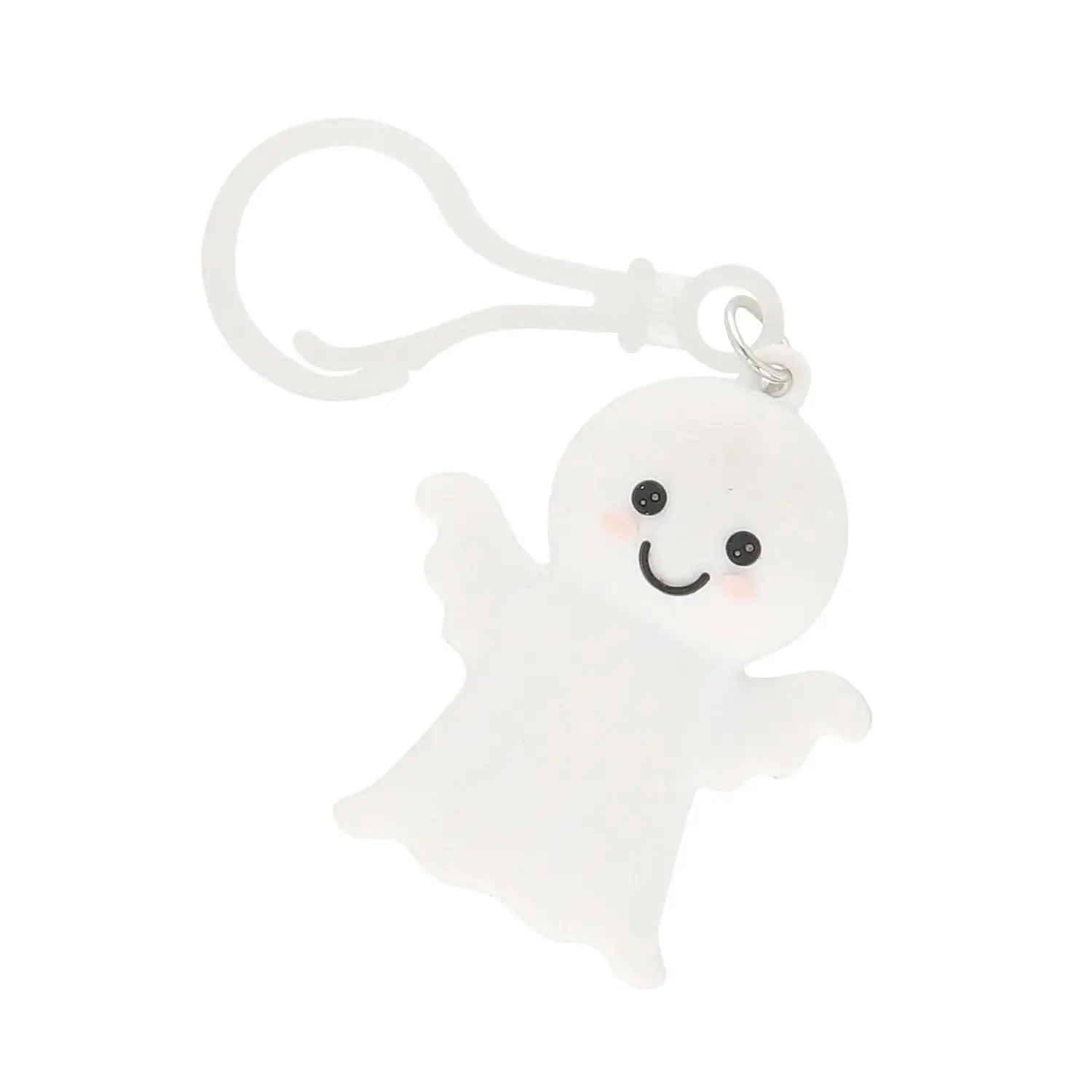 1 3/4" x 2" Glow-in-the-Dark Ghost Character Backpack Clips - 12 Pc.