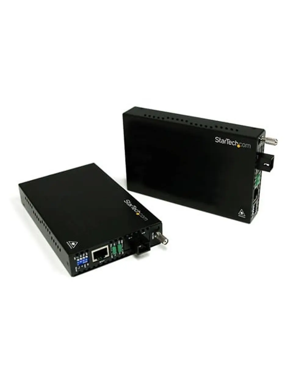 StarTech ST-ET90110WDM2 Fiber Media Converter Kit - 10-100 Mbps Ethernet, Single Mode WDM Fiber Extender