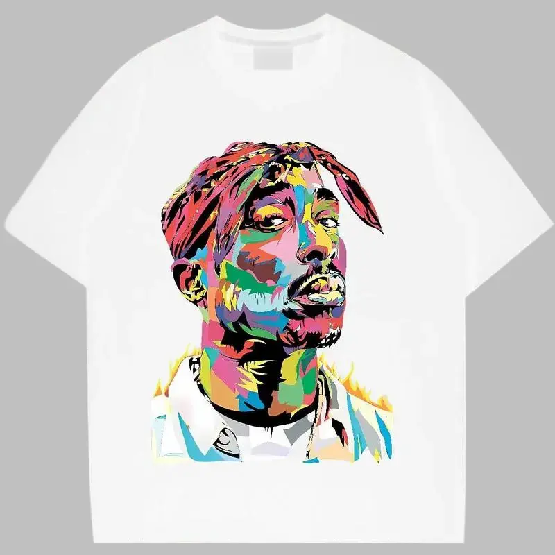 Vintage TuPac Graphic Tee, Tupac Shakur Shirt, 2Pac Shirt, 90S Merch, Rapper Shirt, Hip Hop 90S Legends Shirt, Rapper Merch Golf Gift T-Shirt For Men And Women Streetwear Soft Smooth Fabric Seamless Menswear Tshirt Cotton graphic tee 90s graphic tees