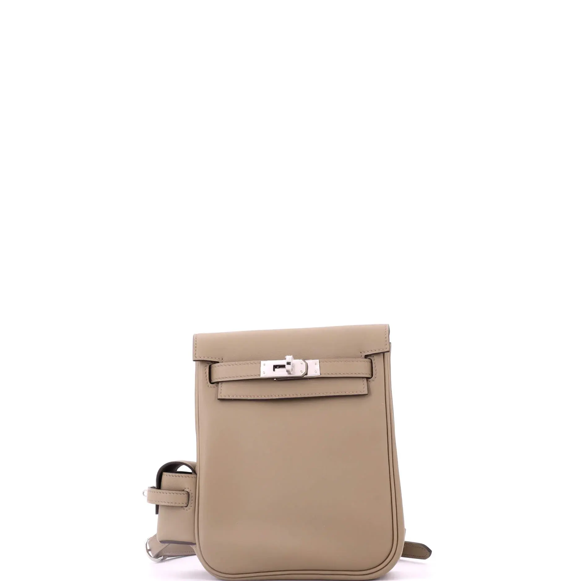 Pre-owned HERMÈS Leather Backpacks Hermes Kelly Jump Backpack Swift Mini by Rebag