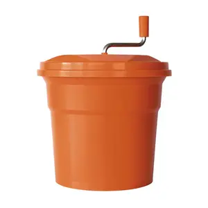 Mixers e001 commercial manual salad spinner 25 gallon capacity sd99 orange