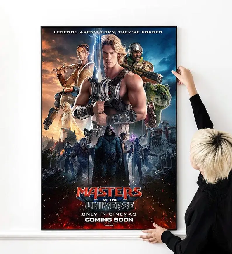 Masters of the Universe Movie Poster High Quality Print Photo Wall Art Cloth Multi size