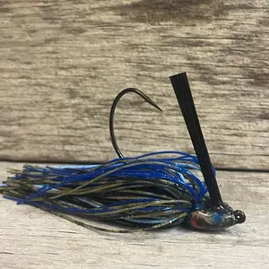 Gizzard Shad w/Green Pumpkin and Blue Swim Jig