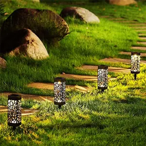 Solar Powered Pathway Light, Solar Powered LED Landscape Light, Outdoor Waterproof Solar Light, LED Light Control Sensor Light, Garden Light