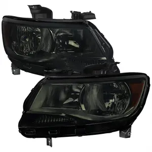 2015-2022 Chevrolet Colorado Factory Headlights (Chrome Housing / Smoked Lens)