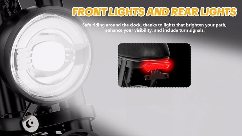 【HiEHA】2026 All-Terrain Electric Bike – 1500W, 48V 15.6Ah Removable Battery,34MPH, 25–31 Mile Range, Fat Tires, Dual Suspension, Wide Tires, Color Display, Turn Signals & Brake Light