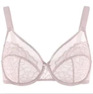 HSIA, Enchante Floral lace Unlined comfort Non-padded Full coverage plus size Womenswear Comfort solid wireless Bra Bridal