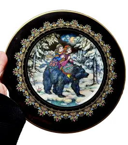 Heinrich Villeroy & Boch Plate Zar Bär Tsar Bear Marchen Aus Dem Alten Russland