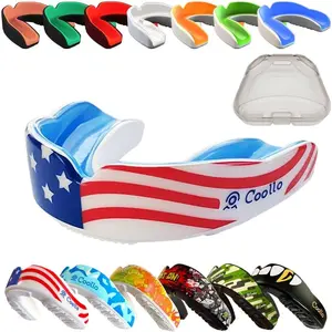 Mouth Guard (Youth & Adult) Custom Fit Sport Mouthpiece for Football, Hockey, Rugby, Lacrosse, Boxing, MMA (Free Case Included)