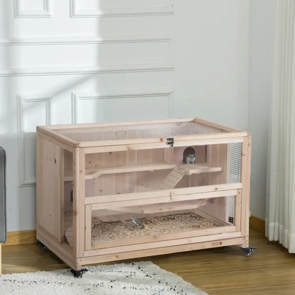 Hamster Tank Nature Wood Multi-level with four perches