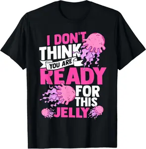 100% Cotton Jellyfish Tshirt Jelly Fish Ocean Underwater Costume T-Shirt