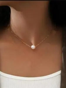 2026 New High-end Elegant Versatile Fashionable Classic Beaded Light Luxury Aesthetic Necklace Minimalist Niche Women's Necklace