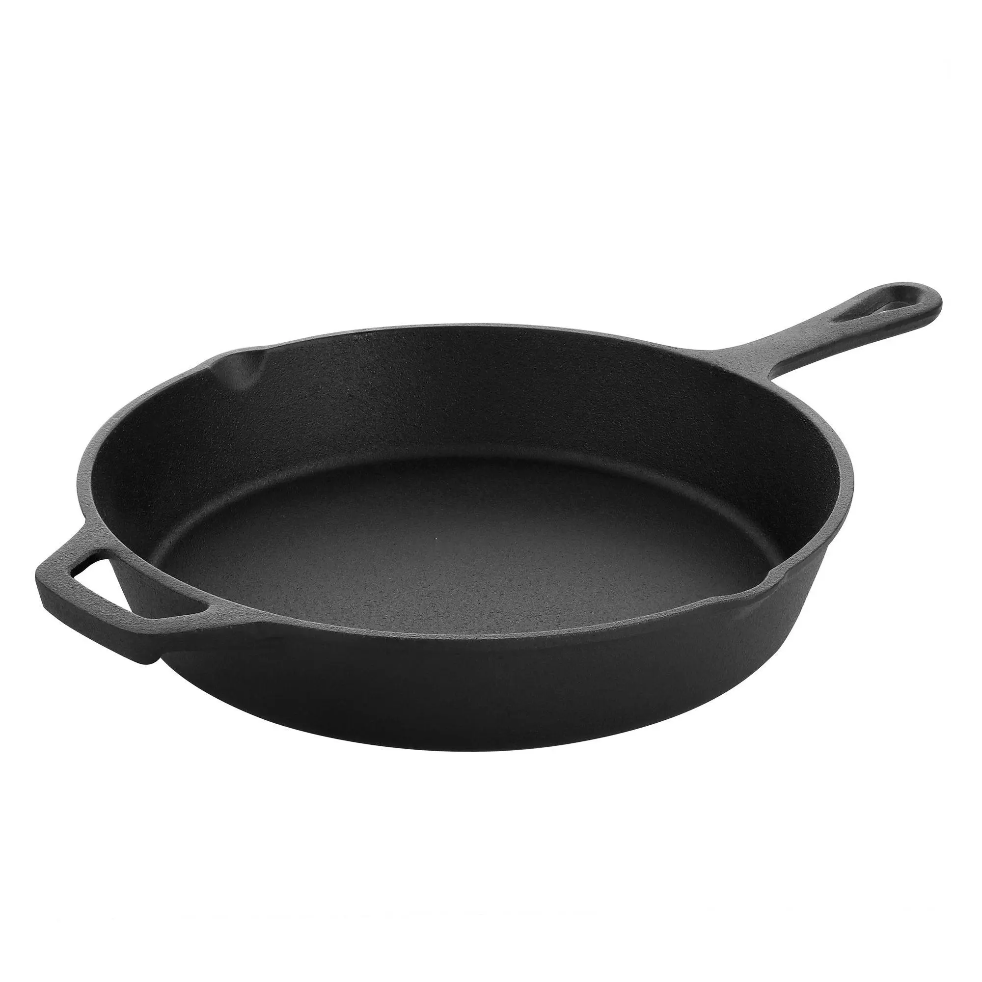 MegaChef 10 inch Round Cast Iron Frying Pan wit h Handle MegaChef 10 inch Round Cast Iron Frying Pan wit h Handle