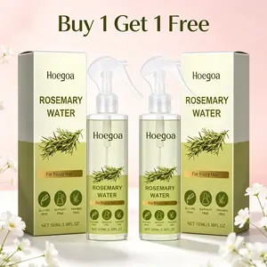 【BUY 1 GET 1 FREE】Rosemary Rice Water Hair Serum, 2-Bottle Pack, 100% Natural Extract, 100ml, Non-Greasy Fast-Absorbing Formula for Soft Smooth Hair