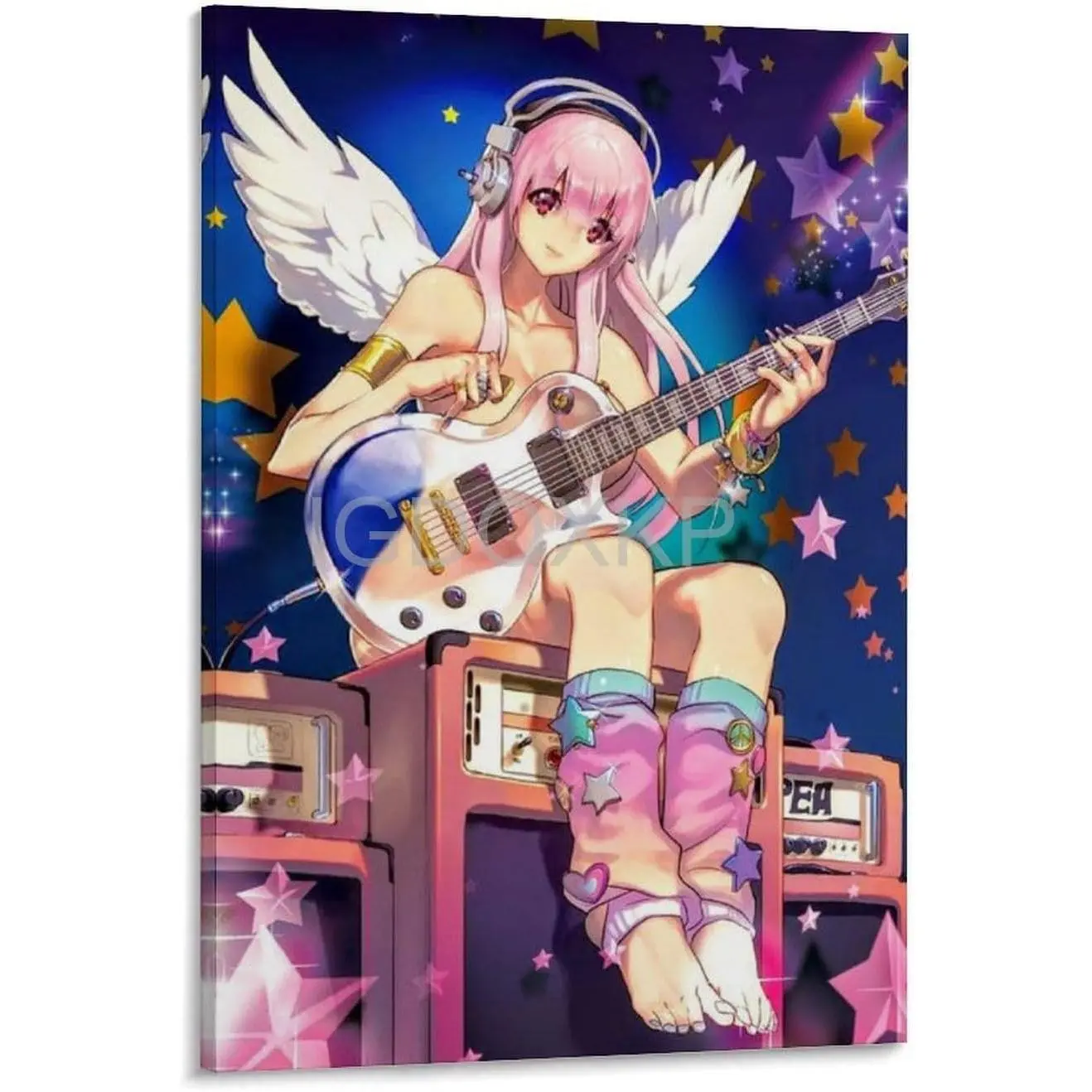 Anime Poster Super Sonico Sexy Poster Poster Kawaii Poster (7) Canvas Painting Wall Art Poster Suitable for Bedroom Living Room Decoration Poster College Dormitory Decoration Poster Canvas Poster Wall Gifts Photo Colorful Ornaments Artistic Print