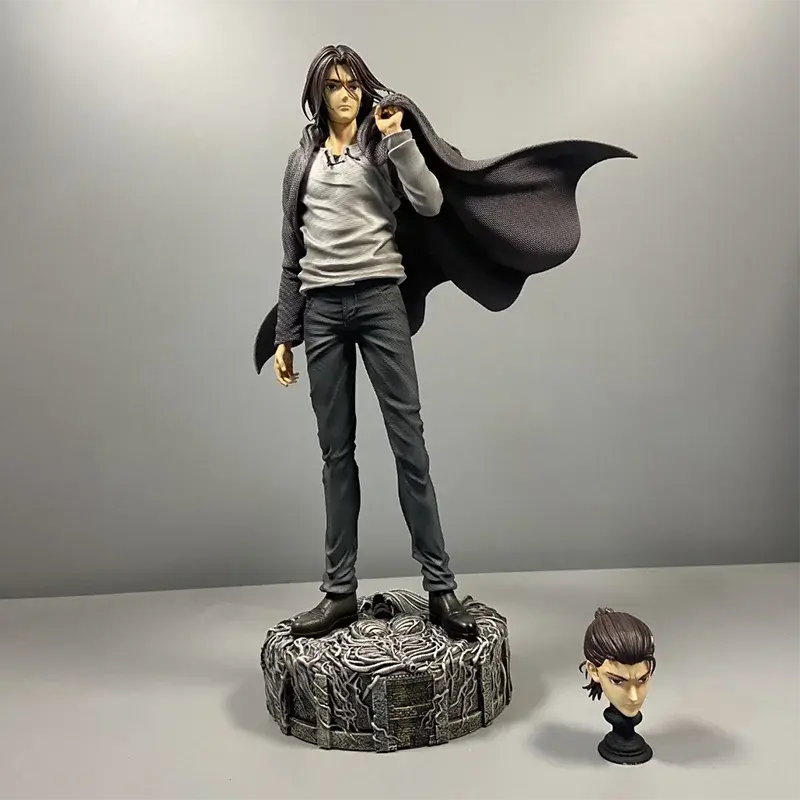 NEW 30cm Attack On Titan Anime Figure Eren Jaeger Action Figure Jaeger Survey Corps Statue Figurine Model Doll Toy Christmas