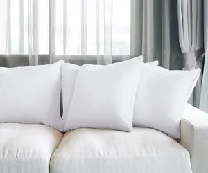 Pack of 4 Throw Pillow Inserts, 18 x 18 Square Pillows for Bed, Sofa, Cushion