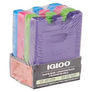 Igloo  Ice Pack, Assorted Color - Pack of 4