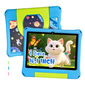 10.1-inch Children's Learning and Gaming Tablet | Educational and Entertaining Smart Tablet | 5G WiFi | HD IPS Eye-Protecting Screen + Dual Cameras + Bluetooth | Shockproof & Drop-Resistant Protective Case | Parental Controls | Watch Animated Movies |