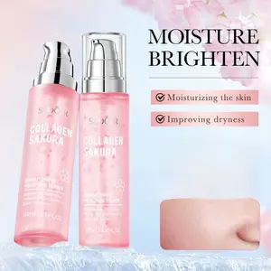 Sakura Collagen Hydrating Moisturizing Toner 100ml | Brightening Moisturizer for Glowing Skin Moisture
