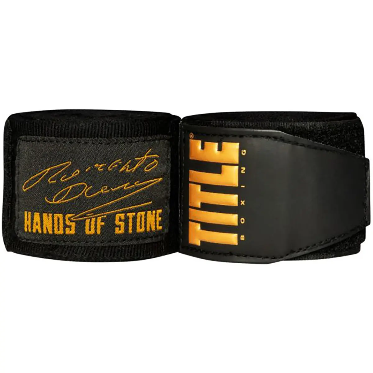 TITLE Boxing Roberto Duran Signature Unisex Hand Wraps, 186" Full-length Spandex Blend for a Confident, Form-Fit Grip in Boxing & Martial Arts, Confidence, Lightweight