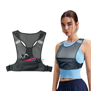 Lightweight form-fitting running vest  marathon vest  outdoor sports vest