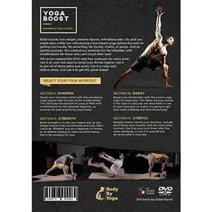 USED-Yoga Boost: Beginner's Yoga System For Men And Women Who Don't Normally Do Yoga, With Modifications For The Inflexible. Build Muscle, Lose Weight, Soothe Sore Muscles, and Relieve Stress. (DVD)