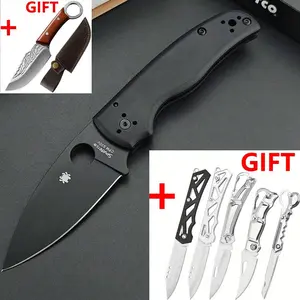 c229 Bearing Folding Knife D2 Steel Blade G10 Handle Outdoor Tactical Survival Knife Camping Hunting Portable Pocket Knife Knives