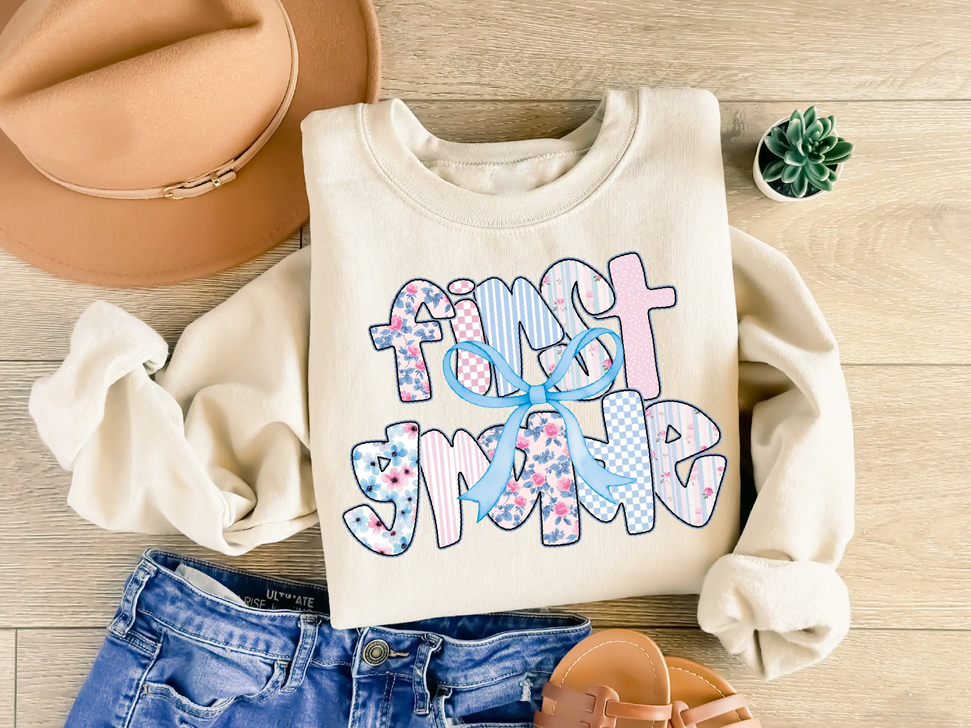 First Grade Sweatshirt, First Day of School Top, Cute Teacher Student Gift, Back To School Outfit