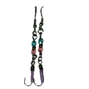 Angler Earrings - Stylish Fish Hook Design for Anglers with Unique Motif and Versatile Style