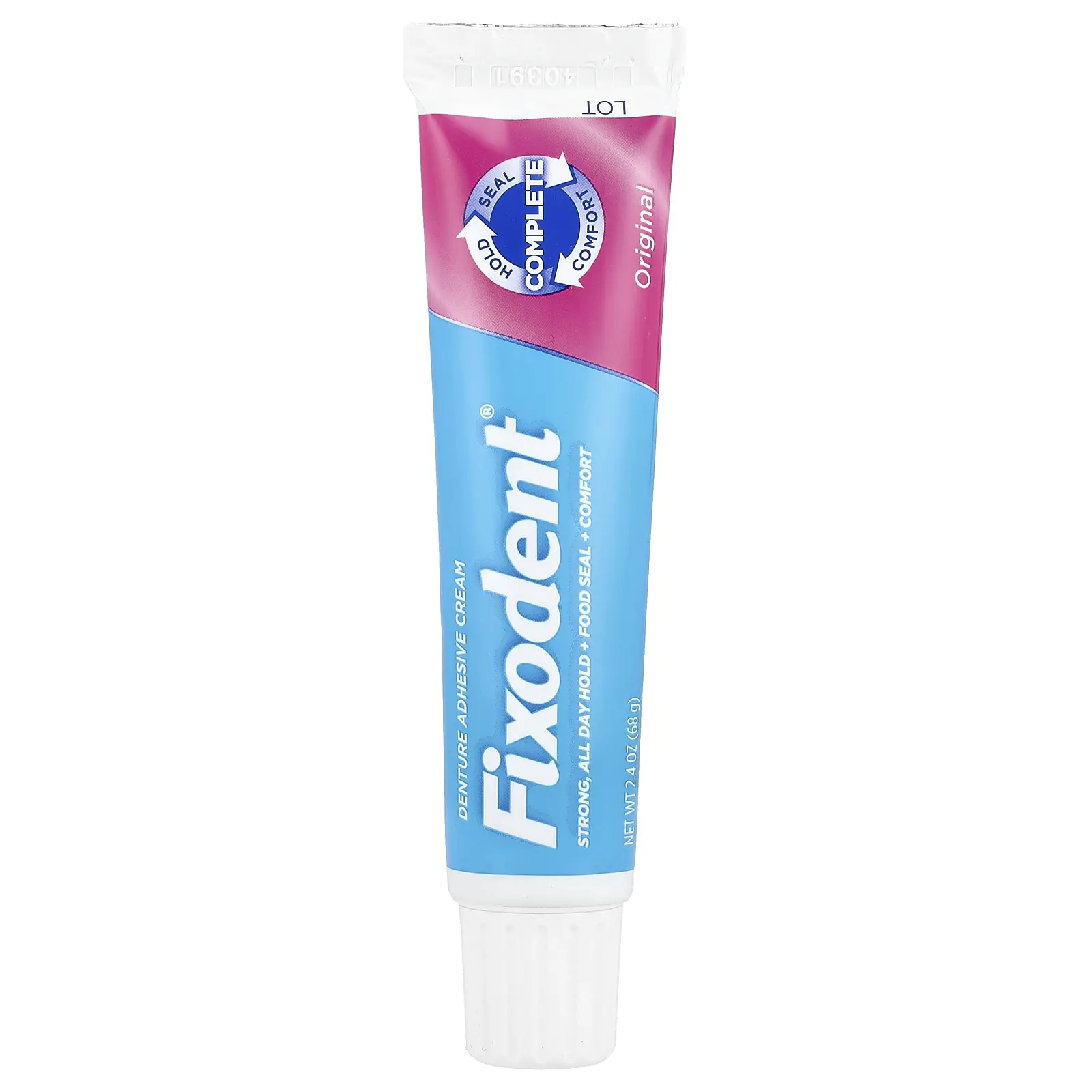 Fixodent Denture Adhesive Cream, Original, 2.4 oz (68 g) | HSA/FSA Eligible