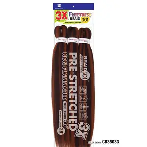 Freetress 3X Natural Texture Pre-Stretched Braid 301 - 28'