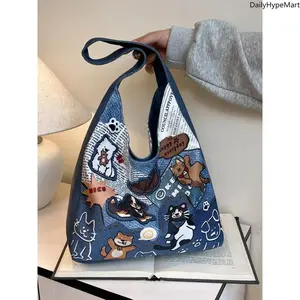 Women's Animal Print Leather Waterproof Shopper Bag - Large-Capacity Casual Carryall for Daily Use, Tote Bags