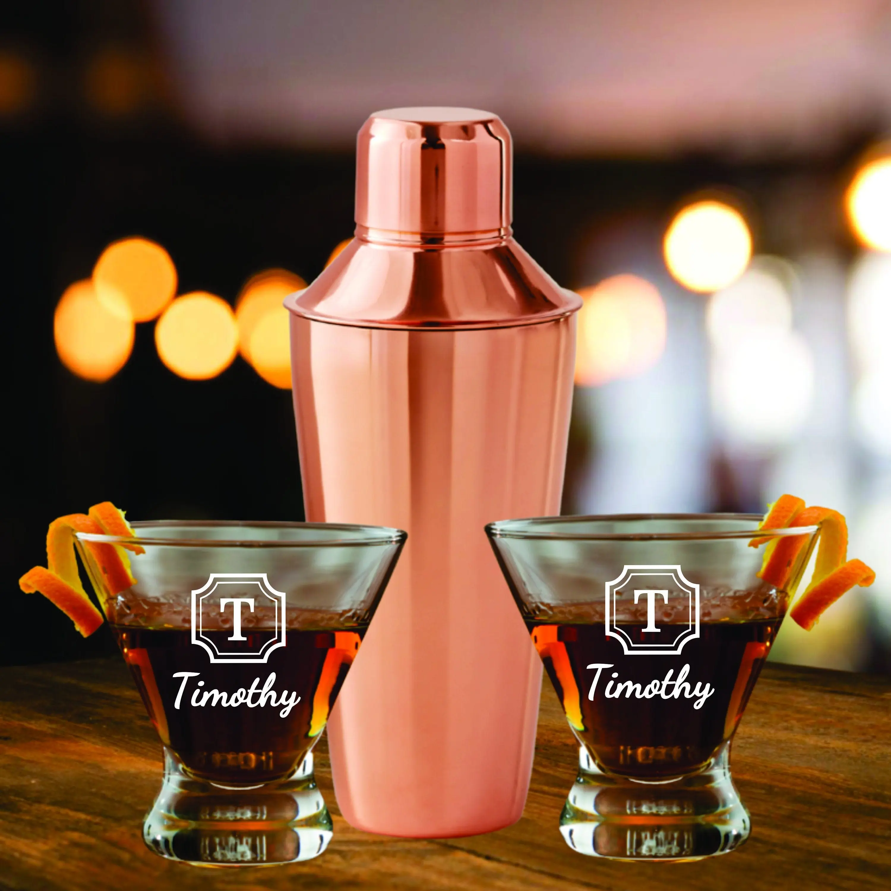 Engraved Groomsman Proposal Martini Glasses Gift, Custom Martini Decanter Gift for Groomsmen, Best Man Proposal Martini Cocktail Shaker Set