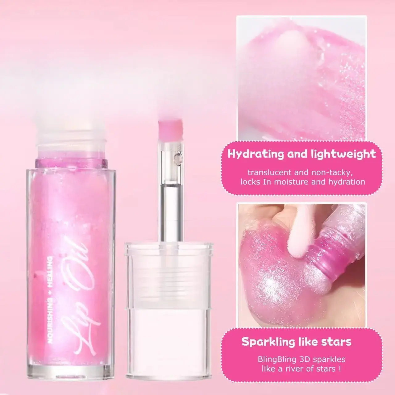 Color Changing Lip oil by BossUp Cosmetics Give to friends, relatives, lovers Skincare Moisturizer lip plumper