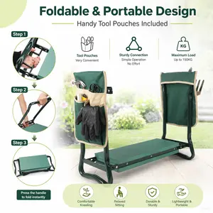 2-in-1 Multifunctional Storage Bracket Foldable Heavy Duty Home Organizer Stand for Garden Yard Indoor Outdoor