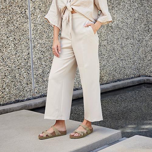 Birkenstock Franca Textured Slide Sandal