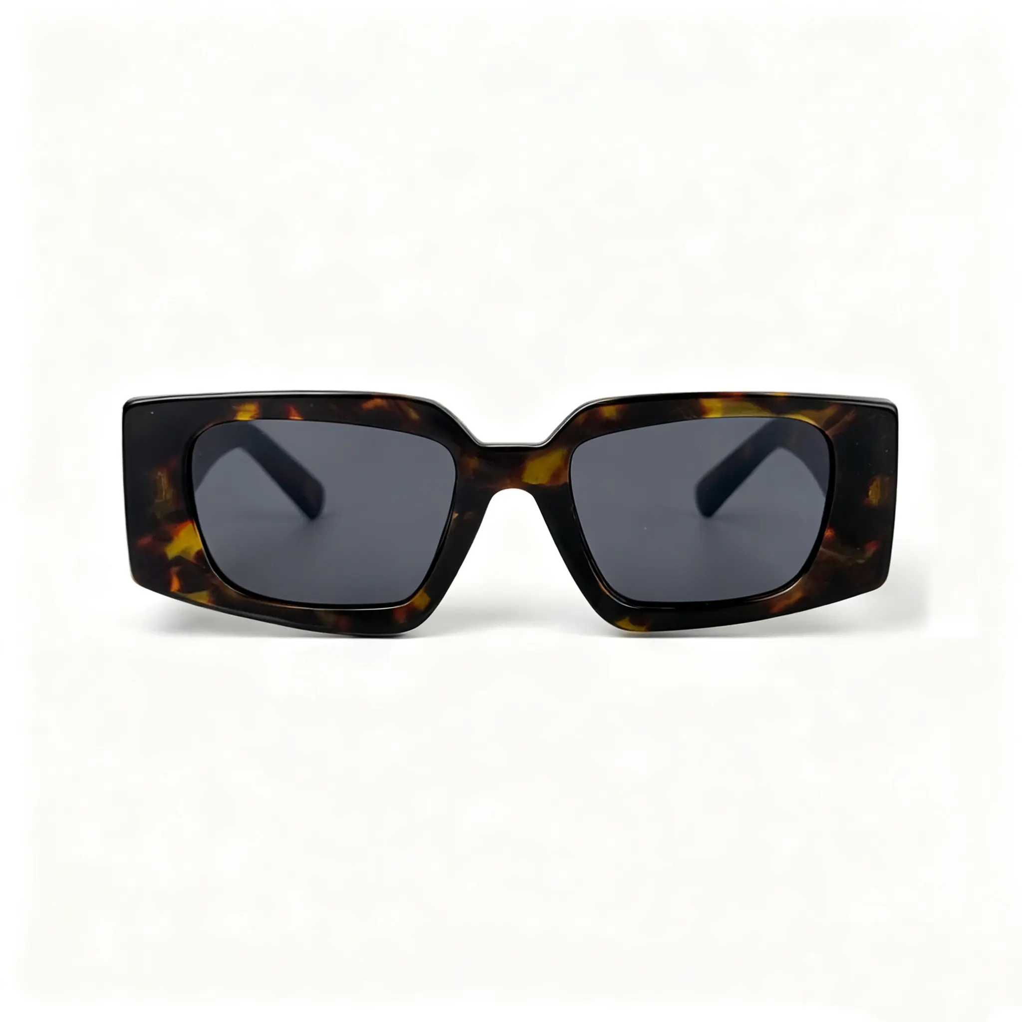 Retro Square Polarized Sunglasses for Men Women Chunky Frame Vintage Shades TR90 Polarized Sun Glasses for Women Mens Square Polygon  main image 3