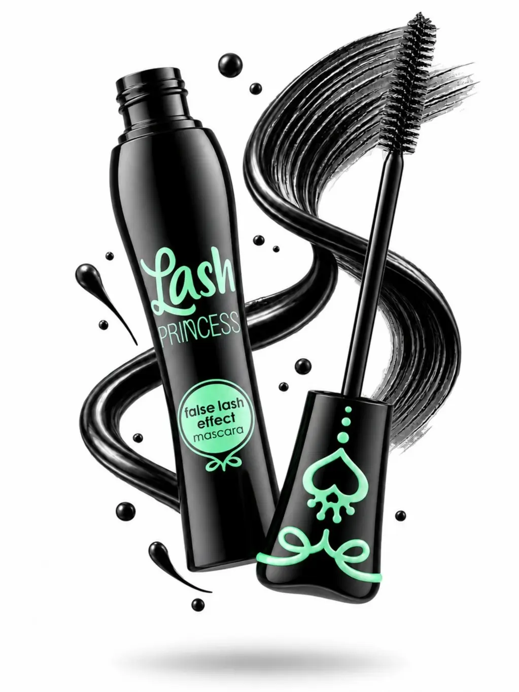 Lash Princess False Lash Mascara, Black (Pack of 1) | Volumizing & Lengthening, Clump-Free Fiber Brush, Defines and Separates; Vegan, Cruelty Free, Paraben Free, Oil Free