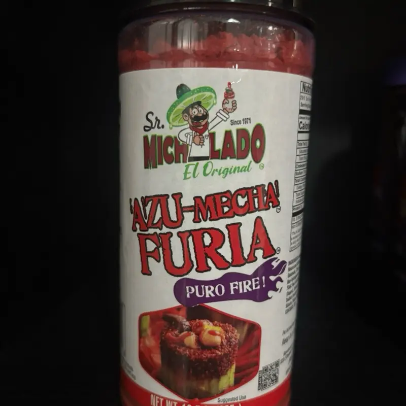Sr. Mich Lado Azu-Mecha Furia Puro Fire Seasoning for Flavorful Dip taki fuego flavor