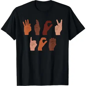 "F ck ICE Hand Sign Language Anti Deportation Chinga La Migra T-Shirt "