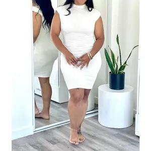 maya - ivory textured mini dress