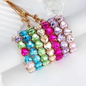 Luxe Love Bracelet Designer Alloy Heart Chain Minimalist Stacking Jewelry 2025 Gift Box Packing