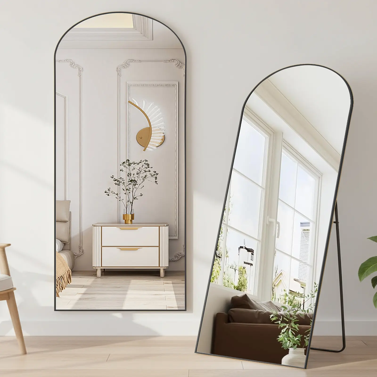 Black-Arched - 21×56 Inch